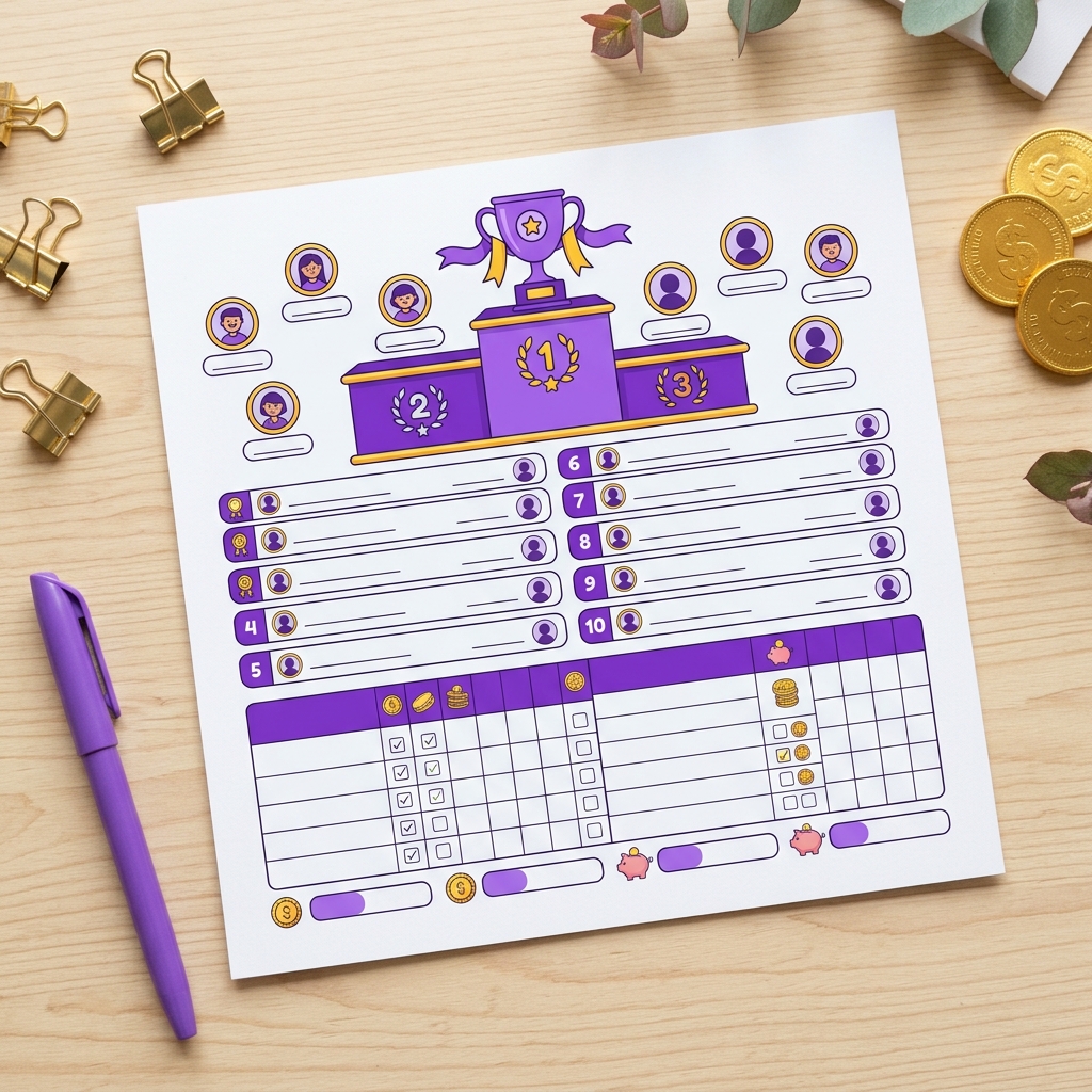 Group Savings Cup printable