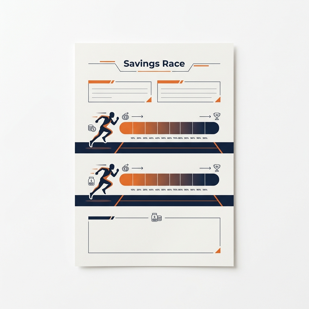 Savings Race printable